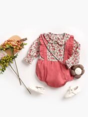 baby girl floral romper