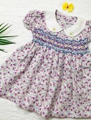 Smocked dress UK 4
